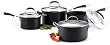 Circulon Elite Hard Anodised Cookware Saucepan Set, 4 Pieces