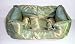 Satin Pet Bed in Iridescent Sage Green