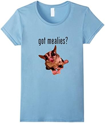 Women's Sugar Glider Got Mealies Shirt Small Baby Blue