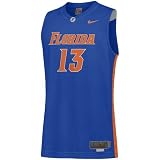Nike Elite Florida Gators #13 Royal Blue Twilled Basketball Jersey