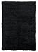 100% Wool Black Flokati Rug 3AR04 (2\' x 5\')