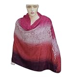 Royal Kraft提供 Apparel & Shoes Online Shop Ranking 9. Handmade Self Design Colorful Viscose Stole Women Outerwear Dress (Free Shipping) Stle0048r