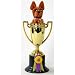 Australian Cattle Dog (Red Merle) Trophy Dog Figurine
