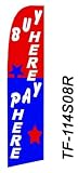 Buy Here Pay Here Stars TallFlag