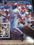 Signed Sheffield, Gary (San Diego Padres) Beckett Magazine 10/1992