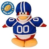 Disney 6 1/2'' Limited Edition Club Penguin Plush - American Football Player