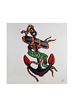 Arte Dal Mondo Panel Decorativo Paolo Rossini Tatoo Hope