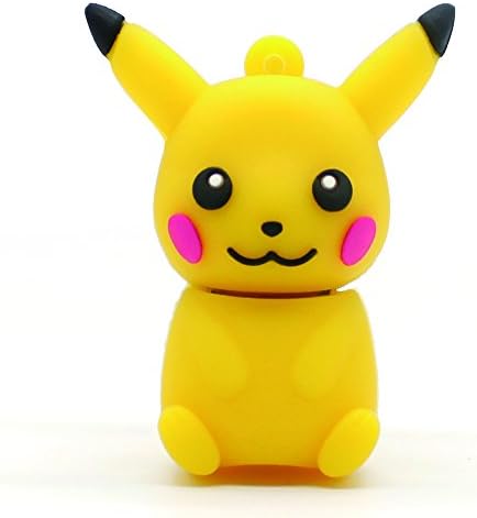 Hizon Cute Lovely Cartoon USB 2.0 Flash Drive 16GB Pikachu Yellow