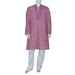 Indian Clothing Embroidered Cotton Kurta Pajama Size M Chest :38 inches