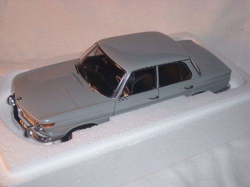BMW 1800 TI/SA 1964 GREY 1/18 MODEL CAR AUTO 