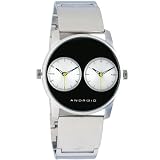Android Men's Spy 2 Stainless Steel Dual Time Zone Bracelet Watch