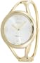XOXO Women's XO1096 Silver Dial Gold-tone Bangle Watch