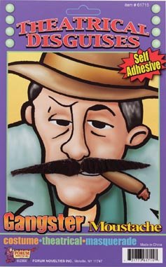 Forum Gangster 20s Mobster Capone Mustache Costume Moustache