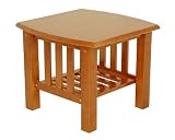 American Furniture Alliance Stanford End Table, Honey Oak