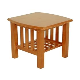 American Furniture Alliance Stanford End Table, Honey Oak