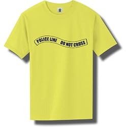 Police Line Do Not Cross Short Sleeve Bright Neon T-Shirt - Available in 5 bright colors