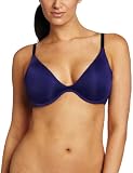 On Gossamer Womens Sleek and Lace Scoop Neck Push Up Bra
