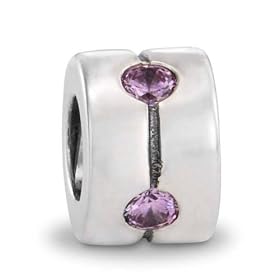 Buy Pandora Silver Lined Pink CZ Charm