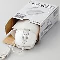 エレコム EU RoHS指令準拠 USB 光学式マウス コンパクトサイズ/簡易パッケージ(ホワイト) M-M1URWH/RS