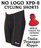 NO LOGO XPD-8® PRO COMFORT SHORT - 8 Panel Cycling Shorts