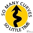 Magnetic Badge - So Many Curves - White