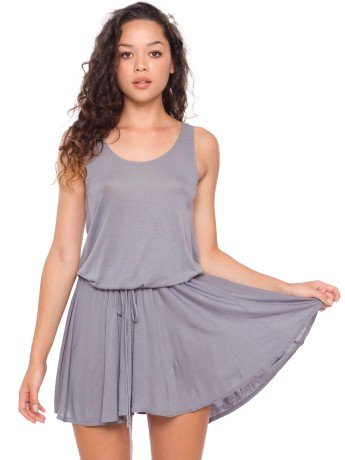 American Apparel Drawstring Tank Dress