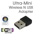 Micro Mini USB Wireless B/N/G 802.11n WiFi LAN Adapter Windows Vista/XP/7/MAC