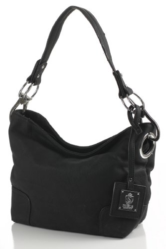 Noble Mount Simple Classic Everyday Hobo/Handbag – Black