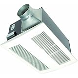 Panasonic FV-11VH2 Whisper Warm 110 CFM Ceiling Mounted Fan, Heat Combination, White/Cream