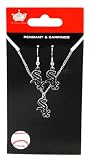 Chicago White Sox - MLB Earrings & Pendant Necklace Gift Set