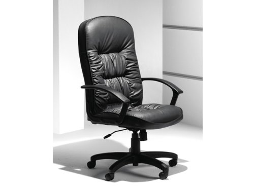 Childrens Toyshop  Electronics : King black leather faced managers chair, EACH