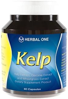Herbal One Kelp Extract , Garcinia Extract , Wheatgrass Extract , Herbal Extract , 60 Capsules By Thaidd