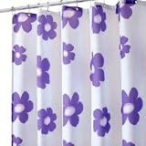InterDesign Poppy Shower Curtain - Purple