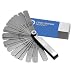 Precision Brand 605-19821 Steel Thickness Feeler Gage Fan Blade Assortment, Rounded Blades, 3-5/16" Length, 25 Blades