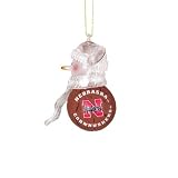 Nebraska Cornhuskers 2.5 Acrylic Basketball Snowman Holiday Ornament - NCAA College Athletics