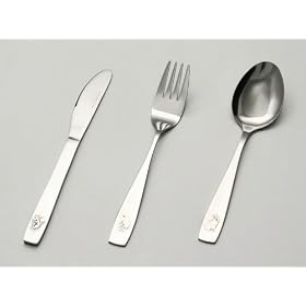 3-pcs. Set of Children Cutlery, made of stainless steel
