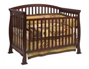 Thompson Baby Crib Set in Coffee