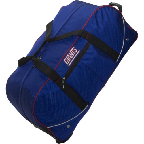 NFL New York Giants Wheeling Packaged 35-Inch Duffel Bag