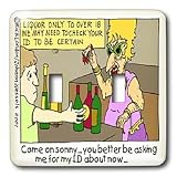 Londons Times Health and Vanity Trends Cartoons - It Is Not How You Feel But How -You Rook And U Rook Mahvelous- - Light Switch Covers - double toggle switch