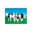 Playmobil Farm  2 BLACK COWS WITH CALF  #7892