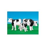 Playmobil Farm  2 BLACK COWS WITH CALF  #7892