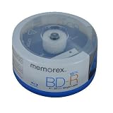 Buy Blu-ray BD-R Blank Disc (Memorex Blu-ray Write Once 4X 25GB BD-R Single Layer...