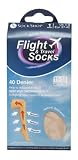 Ladies 4-7 Flight & Travel DVT 40 Denier Knee High Socks Natural