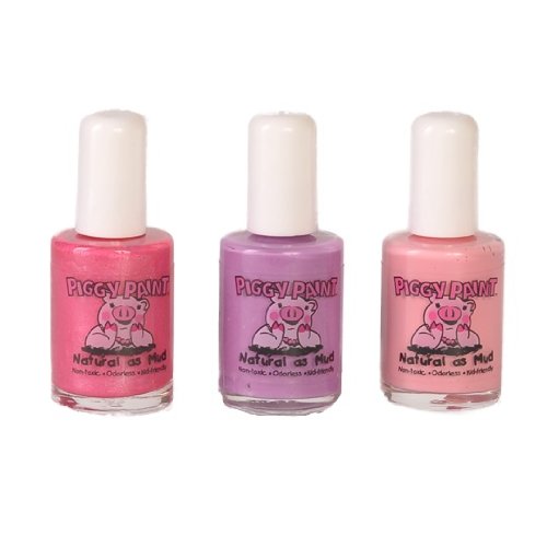 Piggy Paint Girl's Non-Toxic 3 Polish Gift Set Piggy Paint Girl's Non-Toxic 3 Polish Gift Set