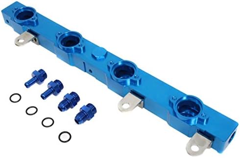 Engine Parts & Accessories- Nissan S13 Sr20Det (Rwd) Fuel Rail Kit, Anodize Blue, Fits Stock Type In