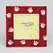 Red Jeweled Cat Paws Frames 3x3