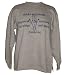 Sweater grey adult S(10-12) 'Sticks and stones may break my bones but whips and spurs excite me'