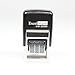 ExcelMark Self-Inking Mini Date & Message Stamp - S161 (Black Ink)