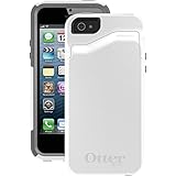OtterBox COMMUTER WALLET SERIES Case for iPhone 5/5s/SE - Retail Packaging - GLACIER (WHITE/GUNMETAL GREY) (Discontinued by Manufacturer)