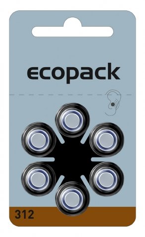 60 Hörgerätebatterien Typ 312